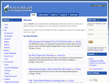 Tablet Screenshot of 1articleworld.com